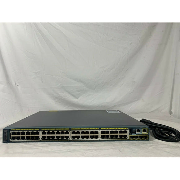 Cisco Catalyst 2960 WS-C2960S-48FPS-L 48-Ports Rack-Mountable Switch Managed (Used - Good)