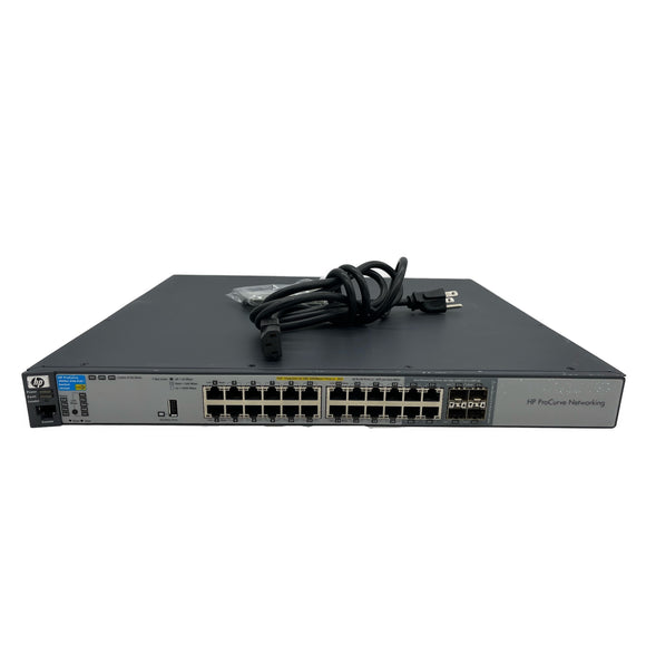 HP J9310A | 24 Gigabit Ethernet PoE Ports | 4x 10GbE SFP+ Ports | Network Switch (Used - Good)