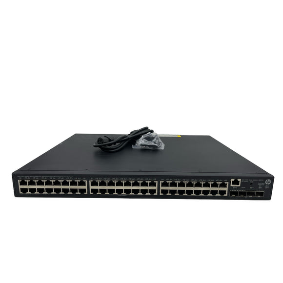 HP JG937A | 48x Gigabit Ethernet PoE+ Ports | 4x 1G/10G SFP+ Ports | Switch (Used - Good)