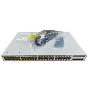 Cisco C9200L-48P-4G-A | 48 Gigabit Ethernet PoE+ Ports | 4x 1G Uplink Ports | (Used - Good)