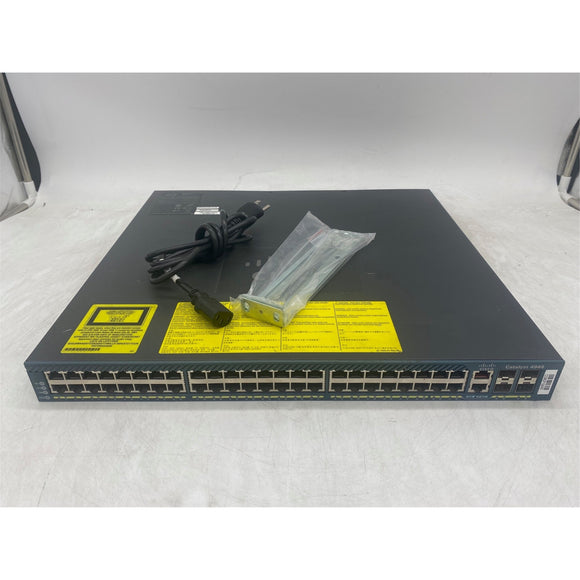 CATALYST 4948-E 48-PORT 10/100/1000 SWITCH DUAL AC (Refurbished)