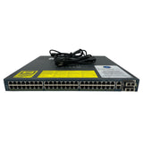 Cisco WS-C4948-10GE-S 48-Port Ethernet 10GE X2-Port Networking Switch (Used - Good)