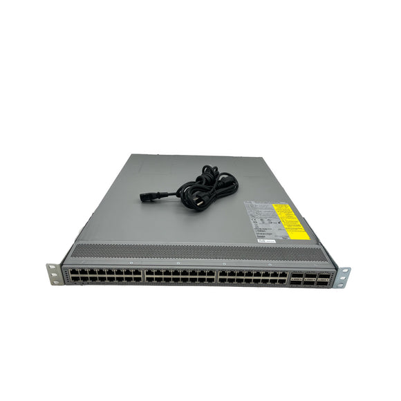 Cisco N9K-C93108TC-FX | 48x 10G BASE-T Ports | 6x 40G/100G QSFP Ports | Switch (Used - Good)