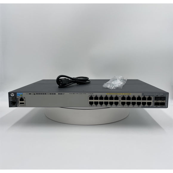 HP J9727A 24-Port 100Mbps RJ45 1U Specialty Switch, Grey (Refurbished)