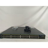 Cisco WS-C2960S-48LPS-L 48-Port PoE+ Ethernet Switch 10/100/1000 (Refurbished)