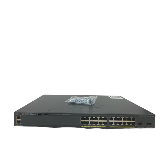 Cisco 2960-X WS-C2960X-24PD-L 24-Port 370W PoE+ Gigabit Switch (Refurbished)