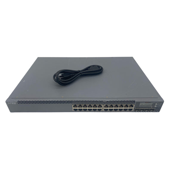Juniper EX3300-24P 24-Port Gigabit BASE-T PoE+ Ethernet Network Switch (Used - Good)