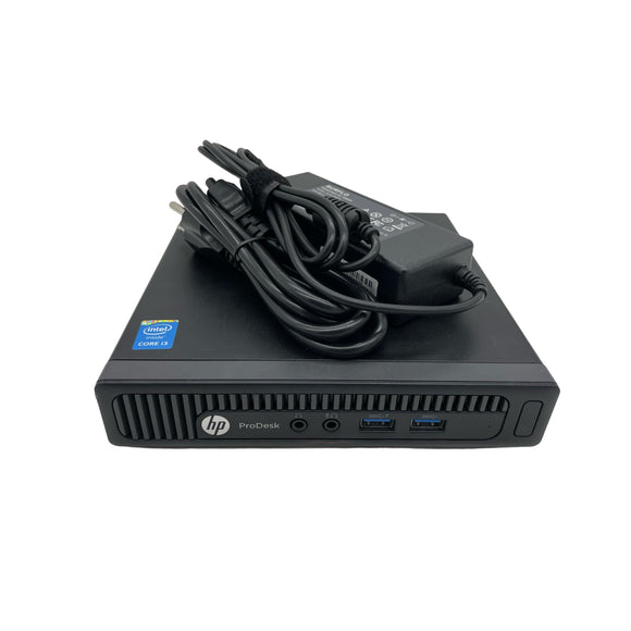 HP PRODESK 600 G1 TPC-F064-DM 500GB HDD i3-4130T 4GB RAM Win 11 Pro Micro PC (Used - Good)