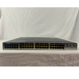 Cisco Catalyst WS-C3750X-48T-S 48 port gigabit switch w/ single C3KX-PWR-350WAC (Used - Good)